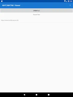 MHT/MHTML Viewer android App screenshot 0
